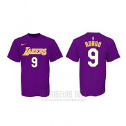 Camiseta Manga Corta Rajon Rondo Los Angeles Lakers Violeta