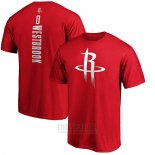Camiseta Manga Corta Russell Westbrook Houston Rockets 2019-20 Rojo