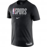 Camiseta Manga Corta San Antonio Spurs 2019 Negro