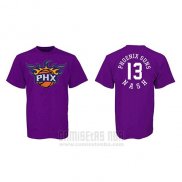 Camiseta Manga Corta Steve Nash Phoenix Suns Violeta2