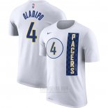 Camiseta Manga Corta Victor Oladipo Indiana Pacers Blanco Ciudad