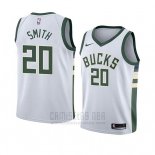 Camiseta Milwaukee Bucks Jason Smith #20 Association 2018 Blanco