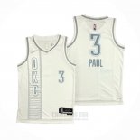 Camiseta Oklahoma City Thunder Chris Paul #3 Ciudad 2021-22 Blanco