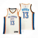 Camiseta Oklahoma City Thunder James Harden #13 Association Blanco