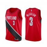 Camiseta Portland Trail Blazers CJ McCollum #3 Statement Rojo