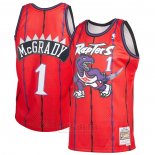 Camiseta Toronto Raptors Tracy McGrady #1 Mitchell & Ness 1998-99 Rojo