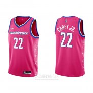 Camiseta Washington Wizards Vernon Carey Jr. #22 Ciudad 2022-23 Rosa