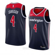 Camiseta Washington Wizards Wesley Johnson #4 Statement 2018 Negro