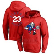 Sudaderas con Capucha Jimmy Butler Philadelphia 76ers Rojo2