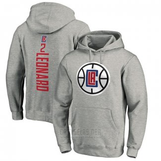 Sudaderas con Capucha Kawhi Leonard Los Angeles Clippers Gris