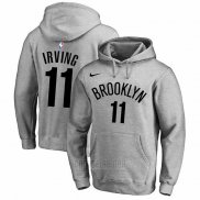 Sudaderas con Capucha Kyrie Irving Brooklyn Nets 2019-20 Gris2