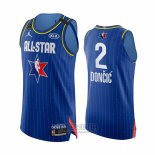Camiseta All Star 2020 Dallas Mavericks Luka Doncic Autentico #2 Azul