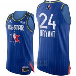 Camiseta All Star 2020 Los Angeles Lakers Kobe Bryant Autentico #24 Azul