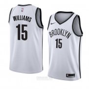 Camiseta Brooklyn Nets Alan Williams #15 Association 2018 Blanco