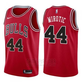 Camiseta Chicago Bulls Nikola Mirotic #44 Icon 2017-18 Rojo