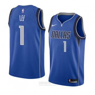 Camiseta Dallas Mavericks Courtney Lee #1 Icon 2018 Azul