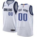Camiseta Dallas Mavericks Nike Personalizada 17-18 Blanco