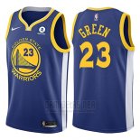 Camiseta Golden State Warriors Draymond Green #23 2017-18 Azul