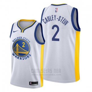 Camiseta Golden State Warriors Willie Cauley Stein #2 Association Blanco