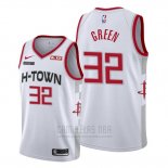 Camiseta Houston Rockets Jeff Green #32 Ciudad 2019-20 Blanco