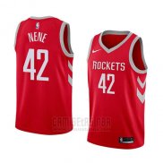 Camiseta Houston Rockets Nene #42 Icon 2018 Rojo