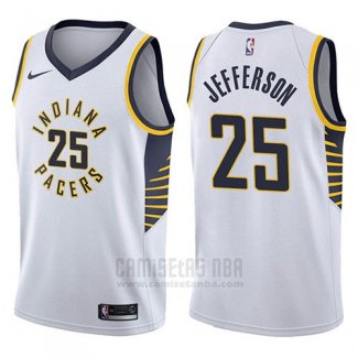 Camiseta Indiana Pacers Al Jefferson #25 Association 2017-18 Blanco