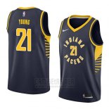 Camiseta Indiana Pacers Thaddeus Young #21 Icon 2018 Azul