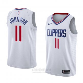 Camiseta Los Angeles Clippers Brice Johnson #11 Association 2018 Blanco