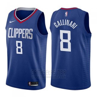 Camiseta Los Angeles Clippers Danilo Gallinari #8 Icon 2017-18 Azul