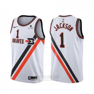 Camiseta Los Angeles Clippers Reggie Jackson #1 Classic Edition Blanco