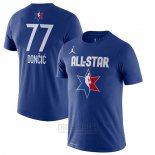 Camiseta Manga Corta All Star 2020 Dallas Mavericks Luka Doncic Azul