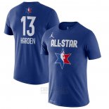 Camiseta Manga Corta All Star 2020 Houston Rockets James Harden Azul