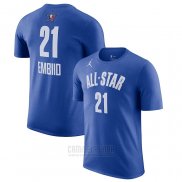 Camiseta Manga Corta All Star 2023 Joel Embiid Azul