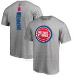 Camiseta Manga Corta Andre Drummond Detroit Pistons Gris