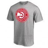 Camiseta Manga Corta Atlanta Hawks Gris