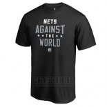 Camiseta Manga Corta Brooklyn Nets Negro Against The USA