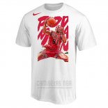 Camiseta Manga Corta Chicago Bulls Dennis Rodman Blanco