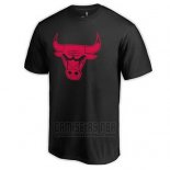 Camiseta Manga Corta Chicago Bulls Negro5