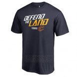 Camiseta Manga Corta Cleveland Cavaliers Azul Marino 2018 NBA Playoffs Slogan