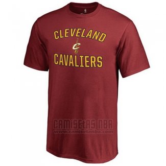 Camiseta Manga Corta Cleveland Cavaliers Rojo6