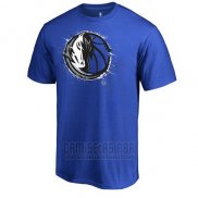 Camiseta Manga Corta Dallas Mavericks Azul2