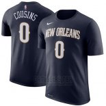 Camiseta Manga Corta Demarcus Cousins New Orleans Pelicans Azul Marino