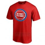 Camiseta Manga Corta Detroit Pistons Rojo2