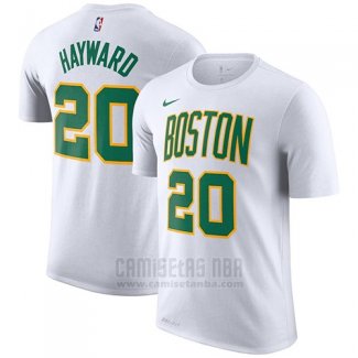 Camiseta Manga Corta Gordon Hayward Boston Celtics Blanco Ciudad