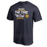 Camiseta Manga Corta Indiana Pacers Azul Marino 2018 NBA Playoffs Bet Slogan