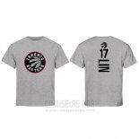 Camiseta Manga Corta Jeremy Lin Toronto Raptors Gris