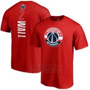 Camiseta Manga Corta John Wall Washington Wizards Rojo2