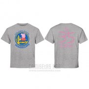 Camiseta Manga Corta Kevin Durant Golden State Warriors Gris Peppa Pig Cruzado