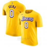 Camiseta Manga Corta Kyle Kuzma Los Angeles Lakers Amarillo 2019-20 Ciudad