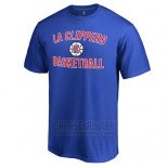 Camiseta Manga Corta Los Angeles Clippers Azul4